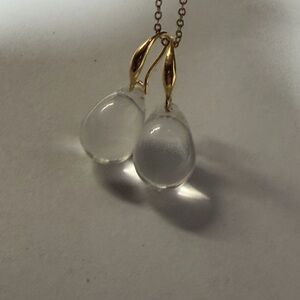 Vintage Crystal Pool of Light Style Earrings